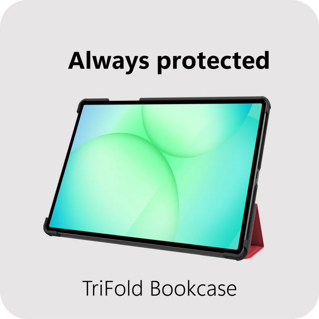 Just in Case TSA2813TF6 Tablethoes - Samsung Galaxy Tab A11/A9 Plus - Rood
