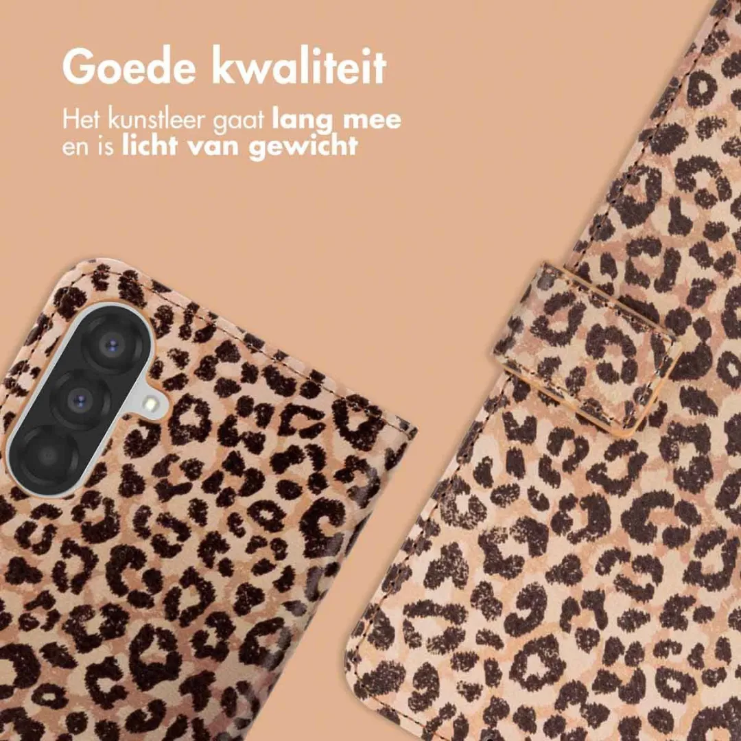 Imoshion Hoesje Samsung Galaxy A36 - Leopard Mood - 3 Pasjes