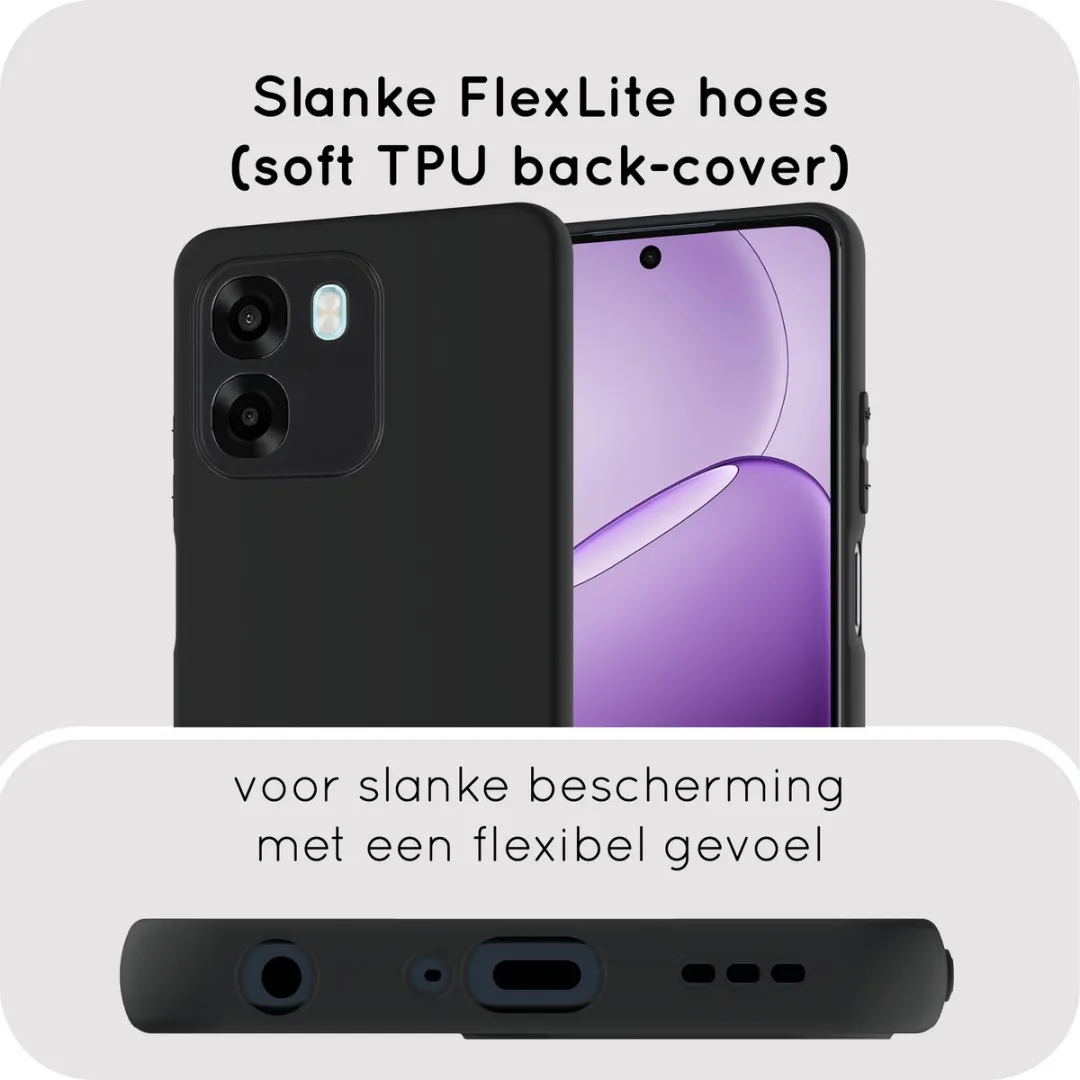 Just in Case Oppo A6X Hoesje Siliconen MOO2885KL1 - Zwart