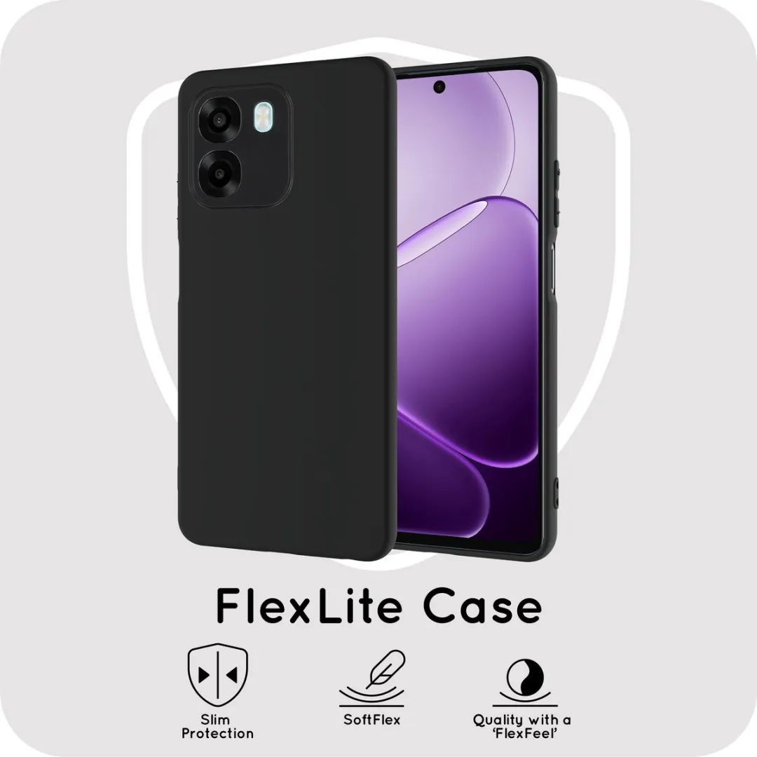 Just in Case Oppo A6X Hoesje Siliconen MOO2885KL1 - Zwart - afbeelding 6 van 6