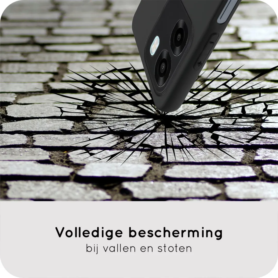 Just in Case Oppo A6X Hoesje Siliconen MOO2885KL1 - Zwart