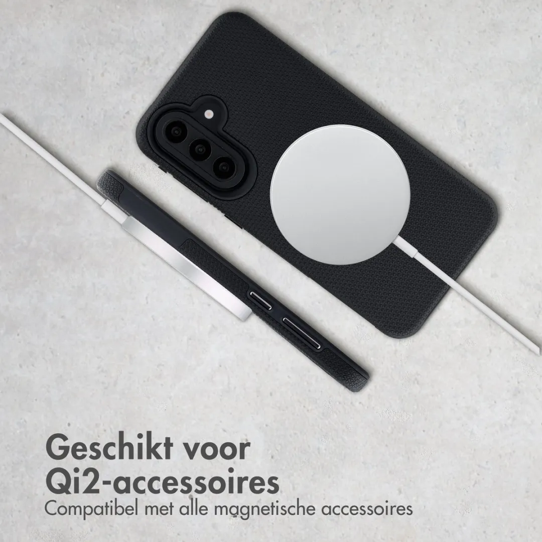 Accezz Hoesje Samsung Galaxy A57 - Tough Backcover Zwart