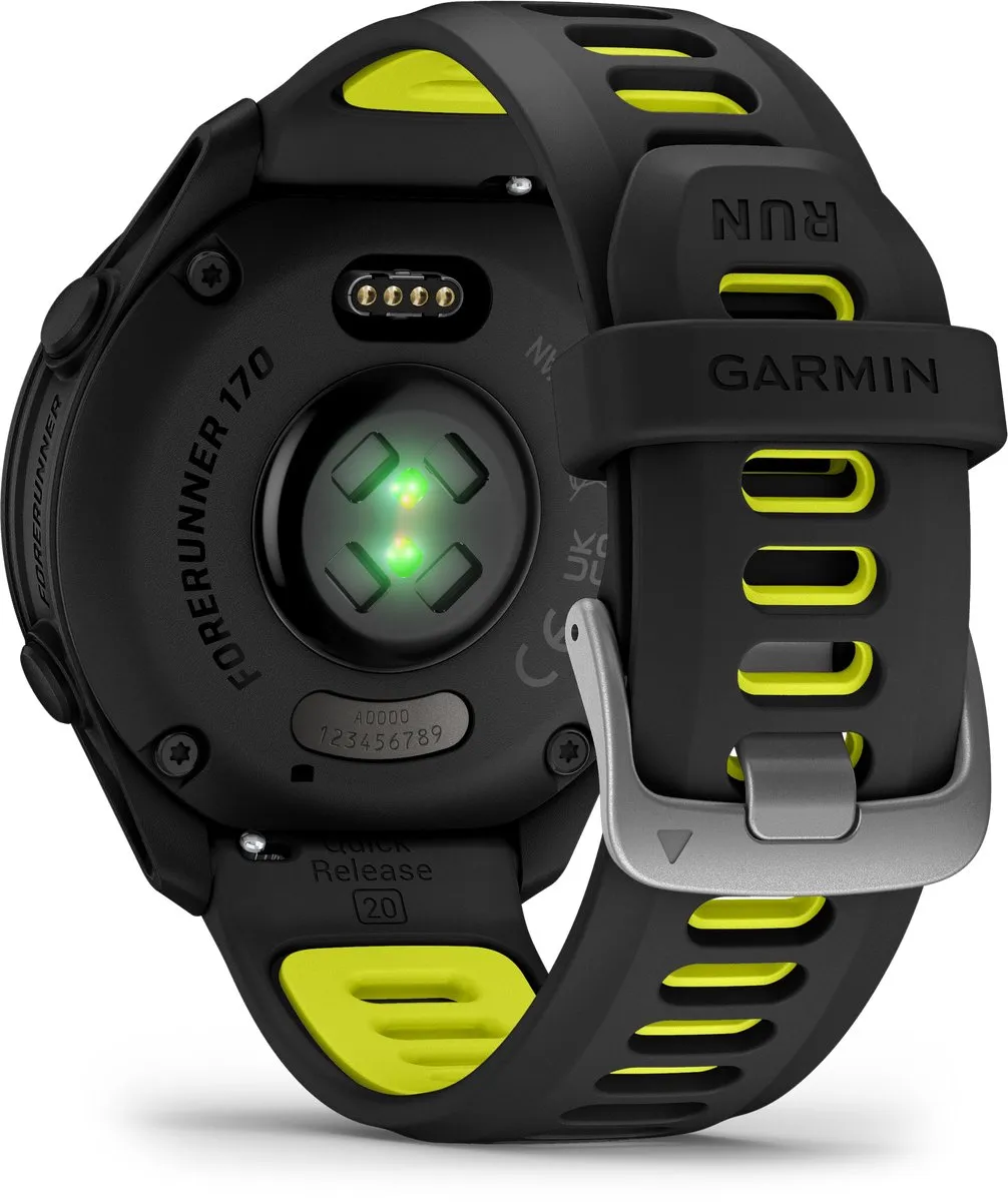 Garmin Forerunner 170 GPS Hardloophorloge - 43mm - Zwart - afbeelding 6 van 6