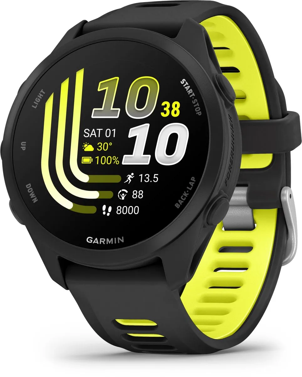 Garmin Forerunner 170 GPS Hardloophorloge - 43mm - Zwart