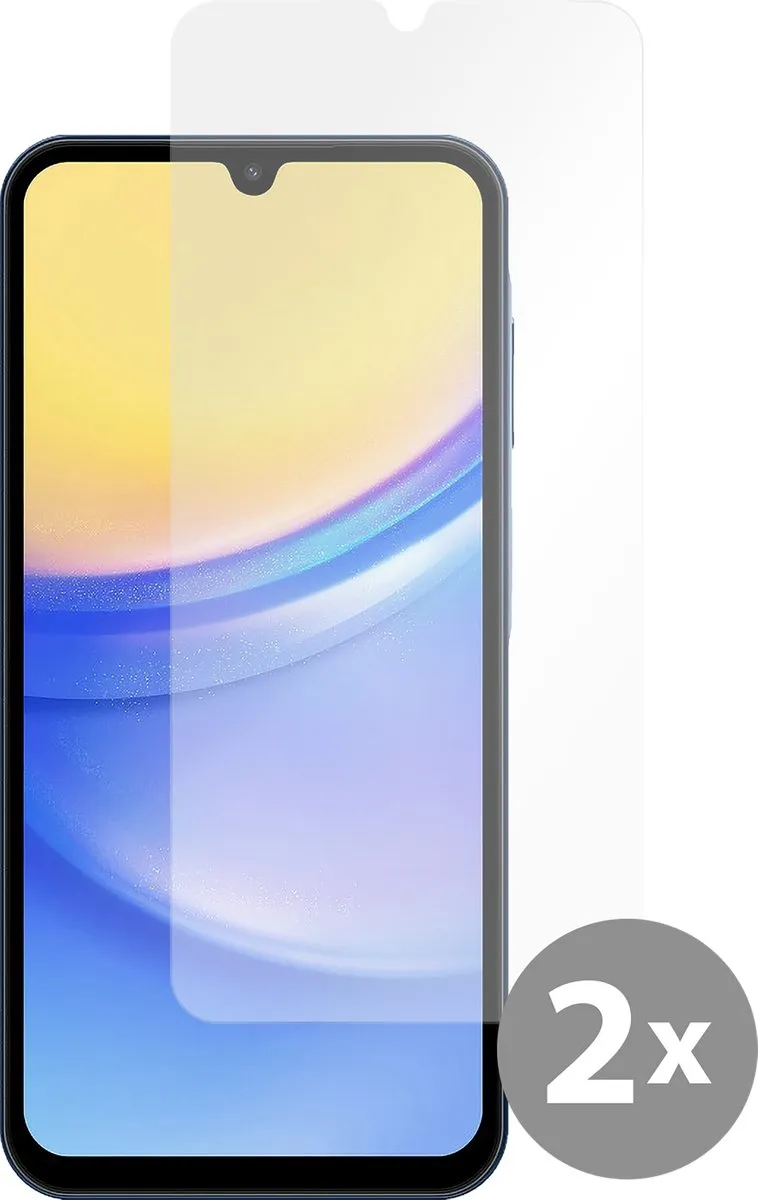Just in Case Samsung Galaxy A15 Screenprotector - 2 Stuks