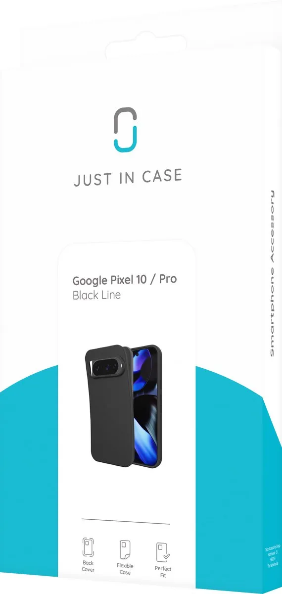 Just in Case Hoesje Google Pixel 10/10 Pro MGO2780KL1L - Zwart - afbeelding 6 van 6