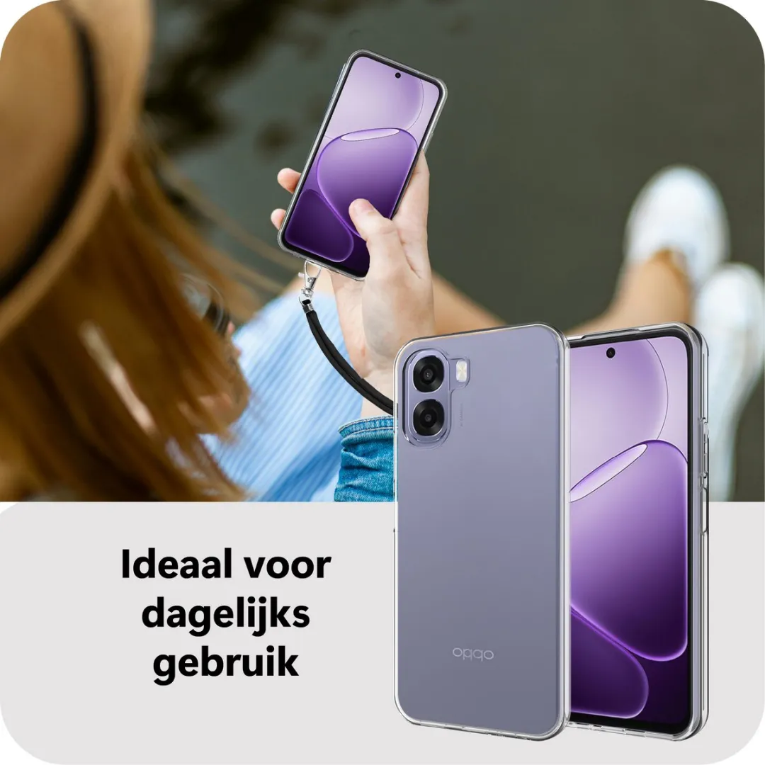Just in Case Hoesje Oppo A6X 5G - Transparant - MOO2885KL0L - afbeelding 6 van 6