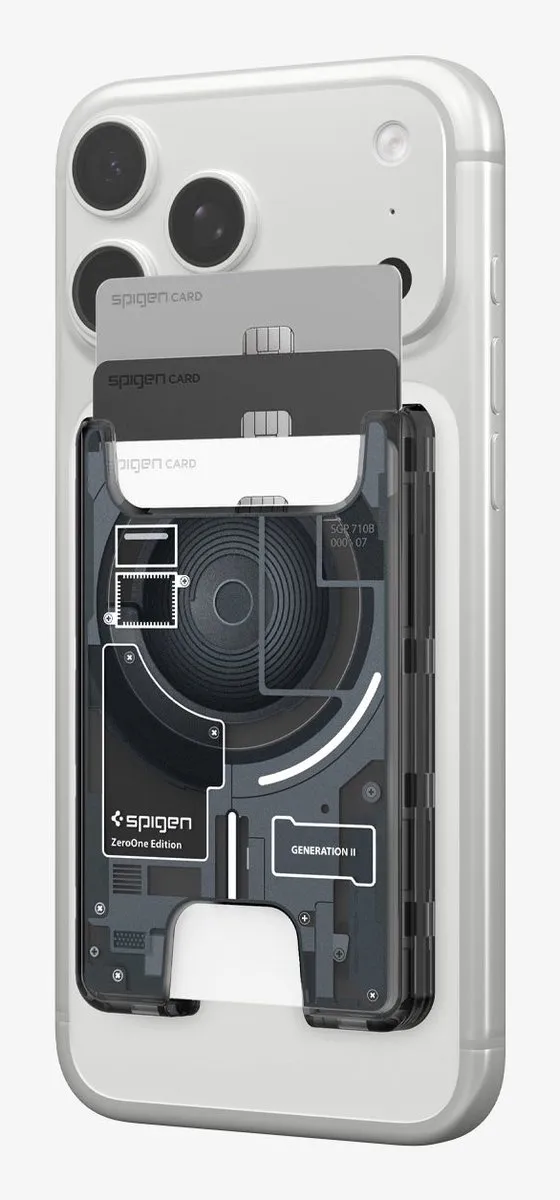 Spigen Ultra Hybrid Wallet MagSafe - Transparent - afbeelding 4 van 6