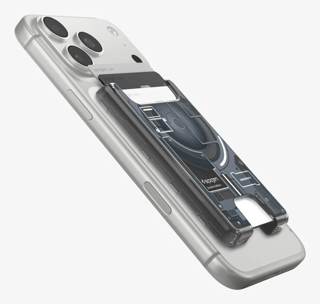 Spigen Ultra Hybrid Wallet MagSafe - Transparent - afbeelding 6 van 6