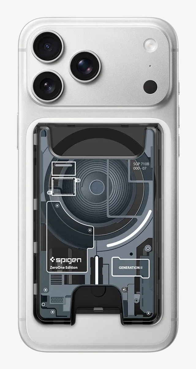 Spigen Ultra Hybrid Wallet MagSafe - Transparent - afbeelding 5 van 6