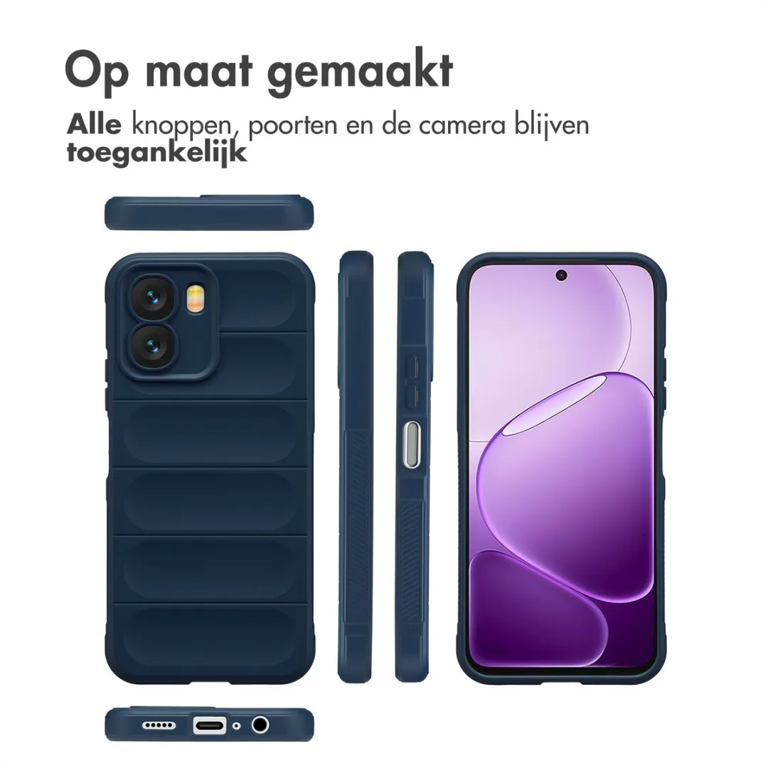 Imoshion Hoesje Oppo A6X 5G - Donkerblauw