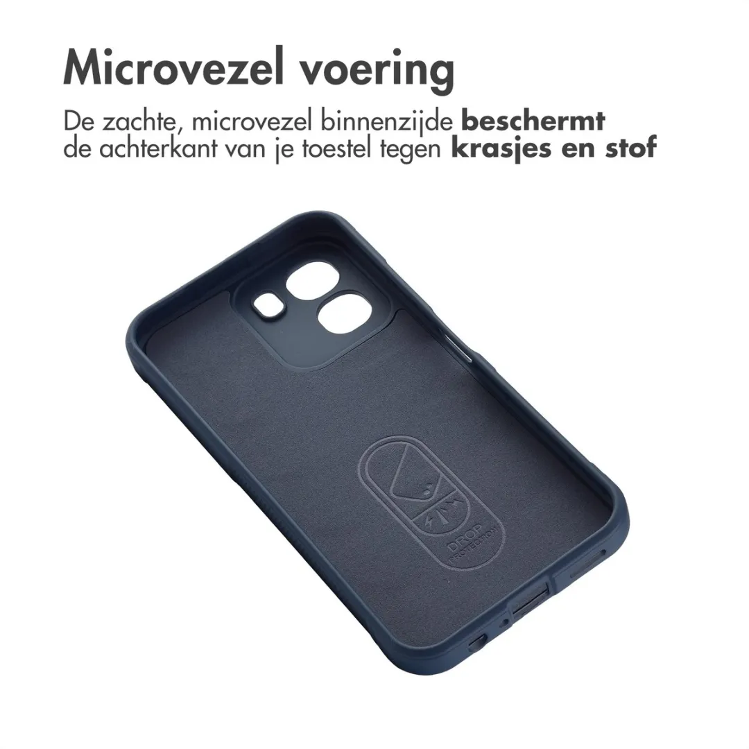 Imoshion Hoesje Oppo A6X 5G - Donkerblauw