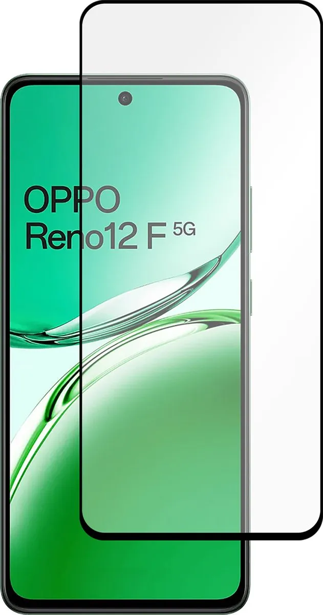 Just in Case Screenprotector OPPO Reno12 F - Full Cover Gehard Glas