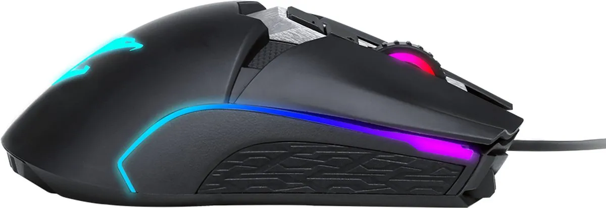 Gigabyte AORUS M5 Gamingmuis - 16.000 DPI - Zwart - afbeelding 6 van 6