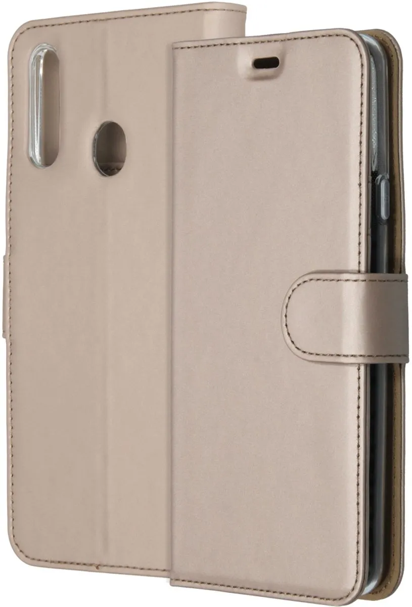 Accezz Hoesje Samsung Galaxy A20s Wallet Softcase - Goud