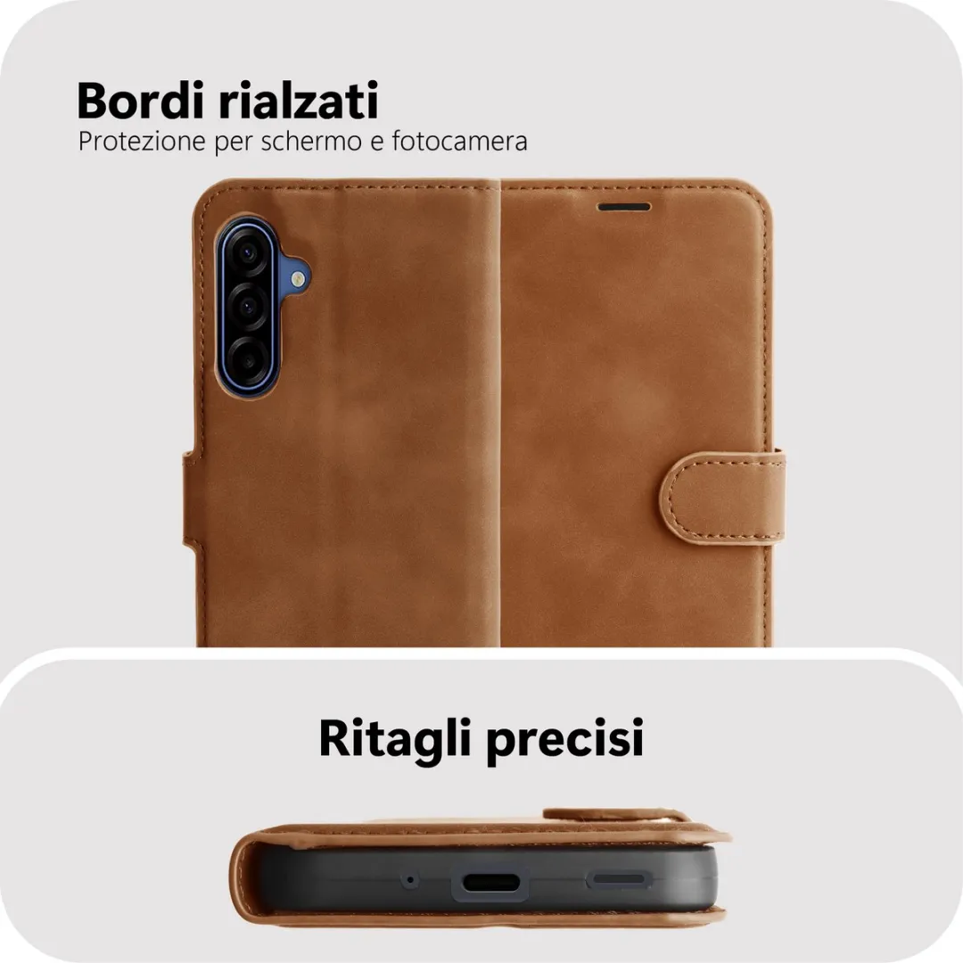 Just in Case Samsung Galaxy A17 Hoesje MSA2802PW4 - 4 Pasjes - Bruin