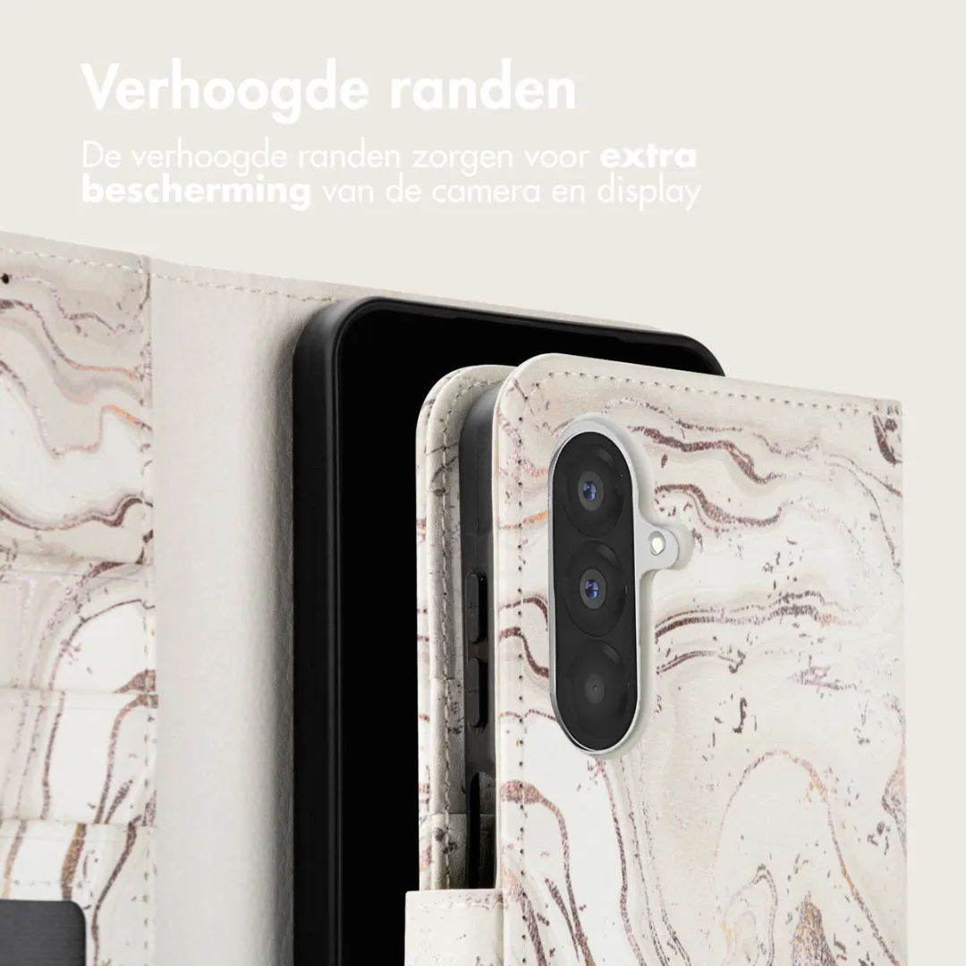 Imoshion Galaxy A26 Hoesje Sandy Marble - 3 Pasjes