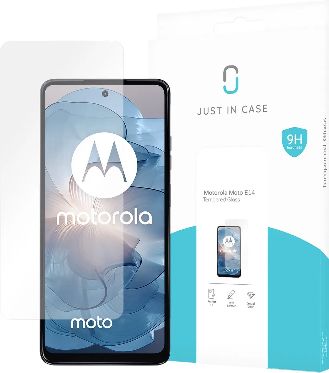 Just in Case Screenprotector Motorola Moto E14 - Gelaard Glas