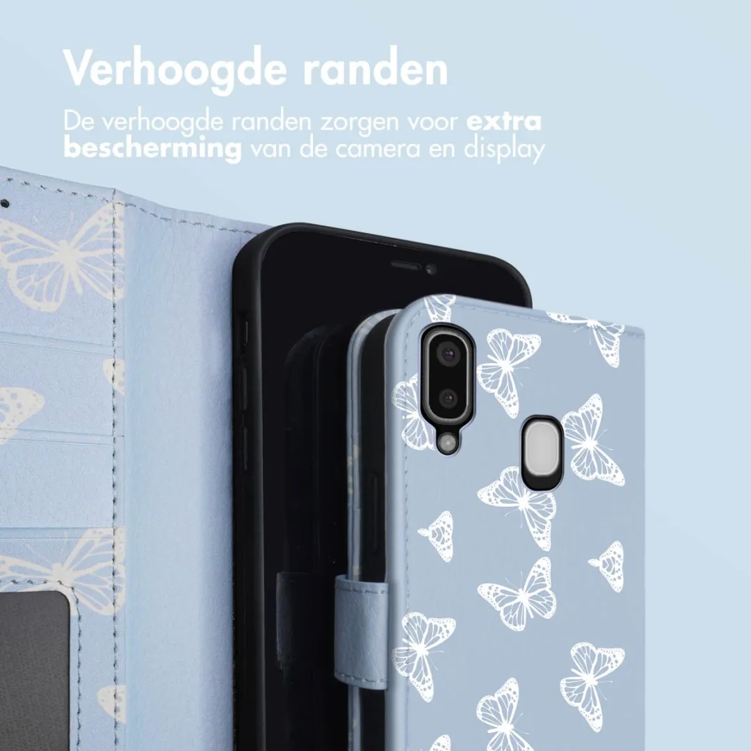 Imoshion Galaxy A20e Hoesje - 3 Pasjes - Butterfly - afbeelding 6 van 6
