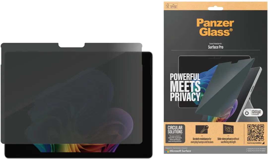 PanzerGlass P6274 Schermbeschermer - Microsoft Surface Pro X/8/9/10/11 - Doorzichtig
