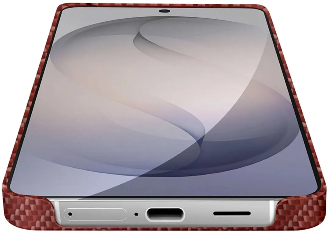 Samsung Galaxy S26 Carbon Magnet Hoesje - Rood - EF-KS942SO