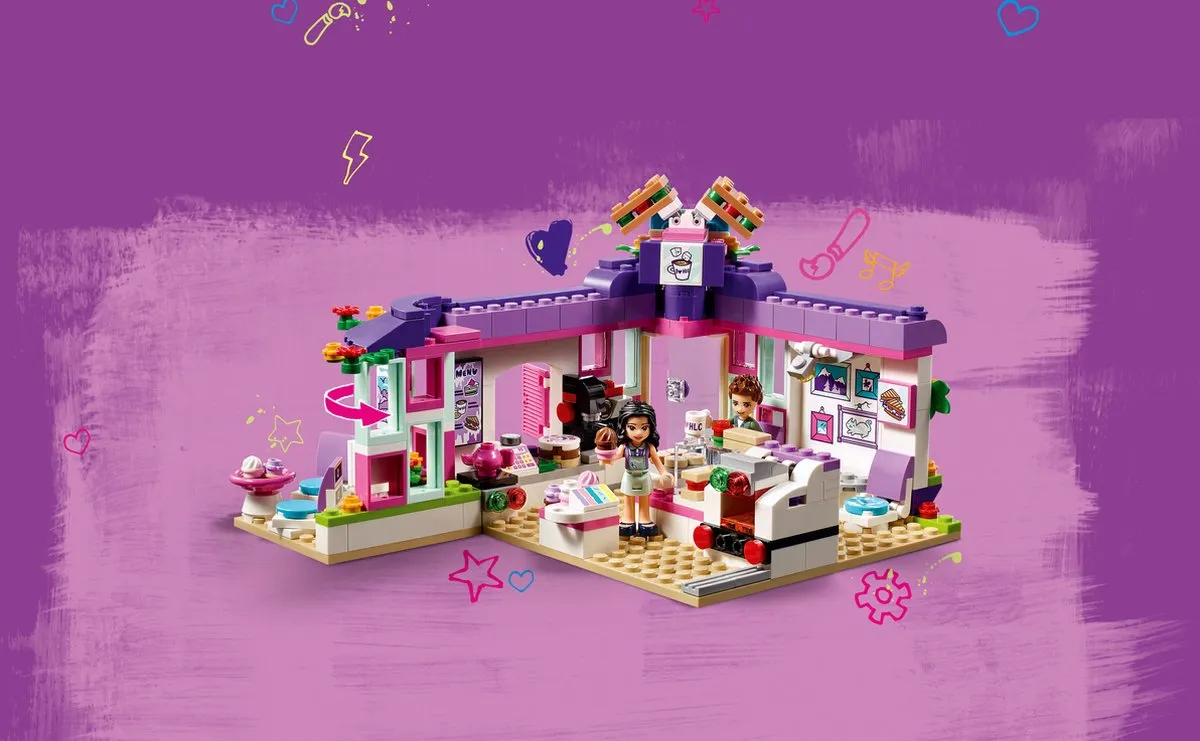 LEGO Friends Emma's Kunstcafé 41336 - 378 Stukken