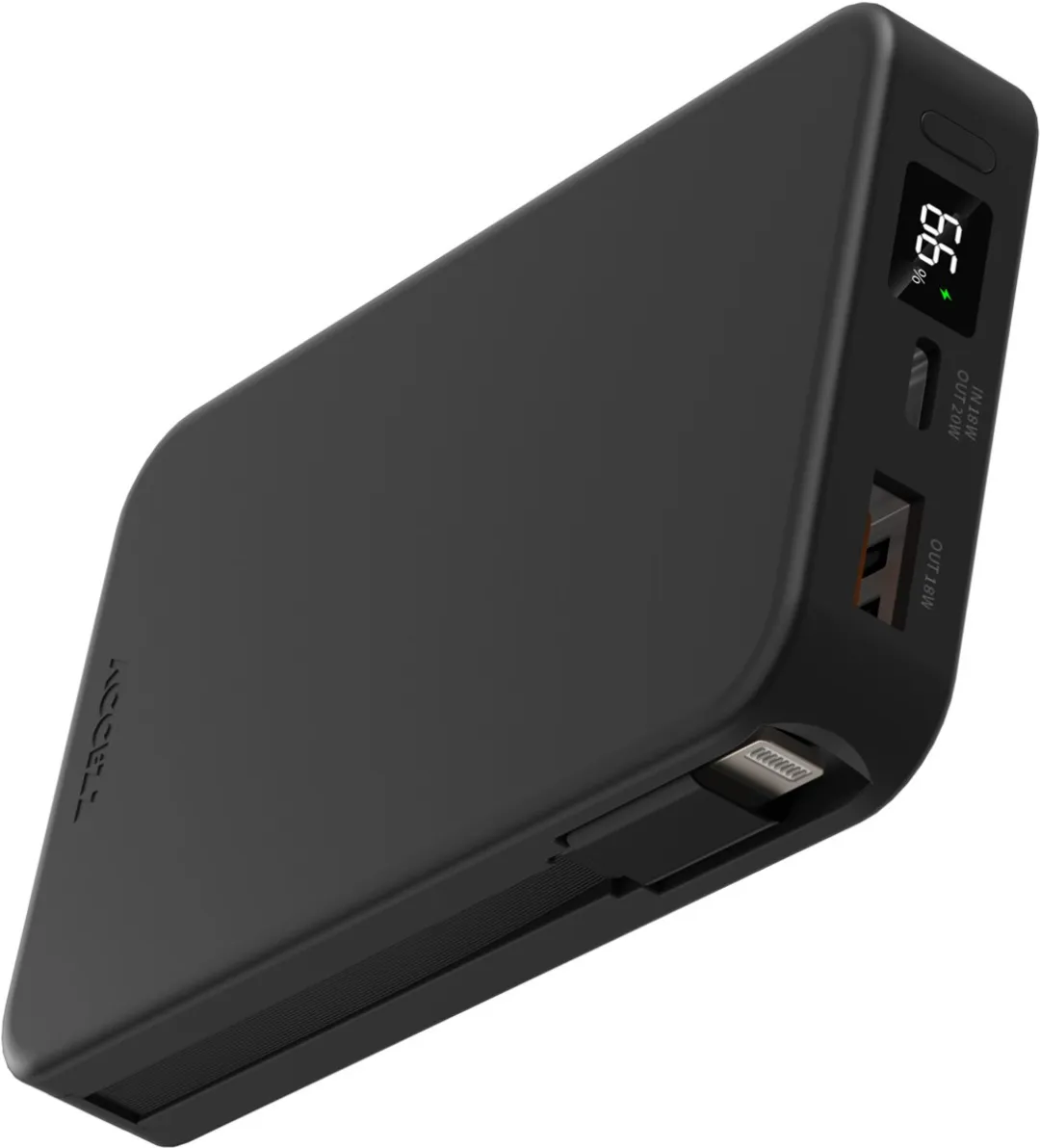 Accezz Powerbank SH00098563 10.000mAh - 2x Smartphone - 20W - 4 Outputs - Zwart