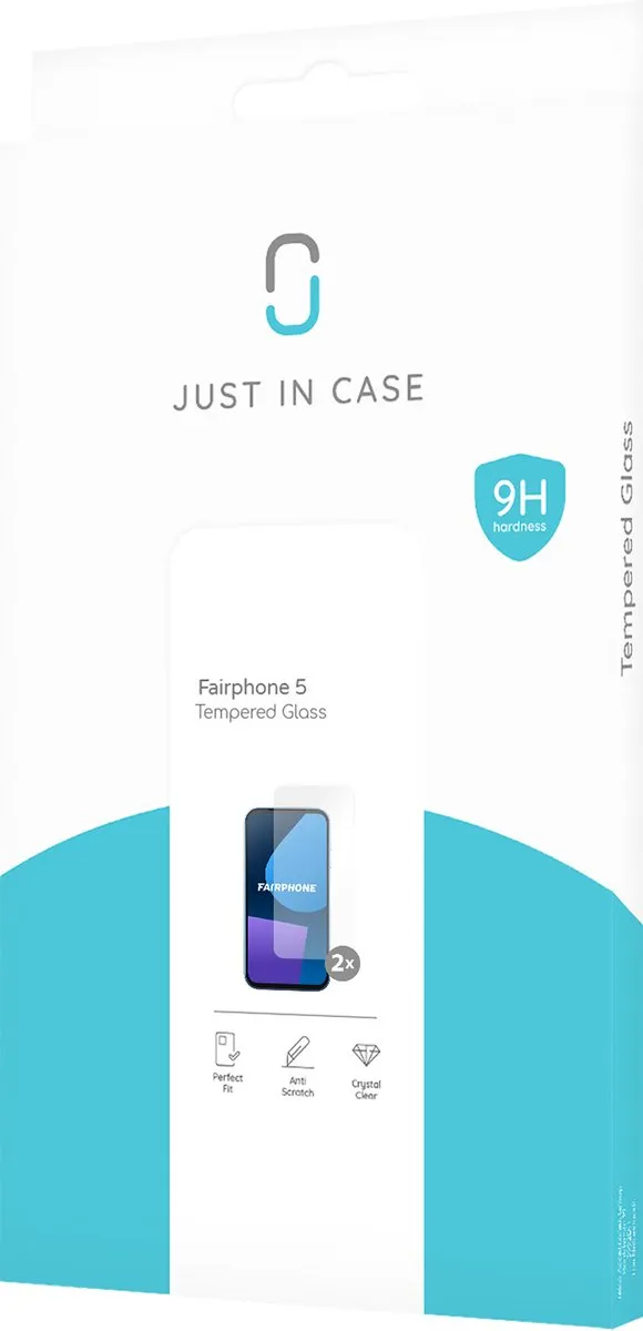 Just in Case Screenprotector Fairphone 5 - 2 Stuks