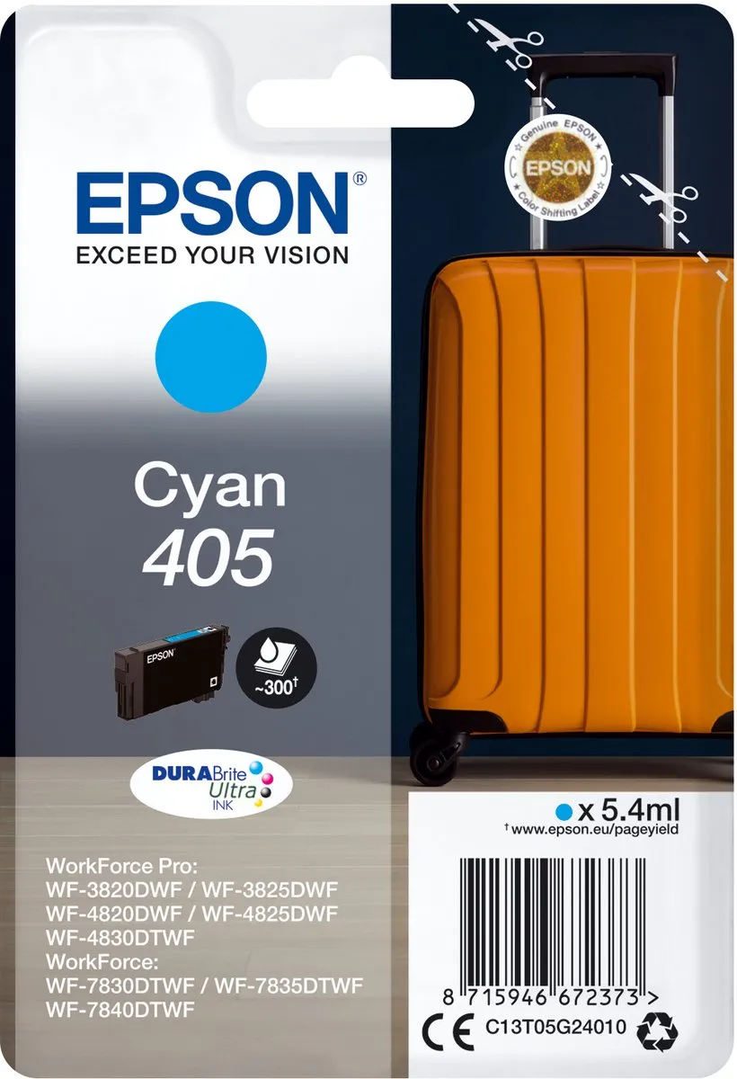 Epson C13T05G24020 Cyan DURABrite Ultra Inkt