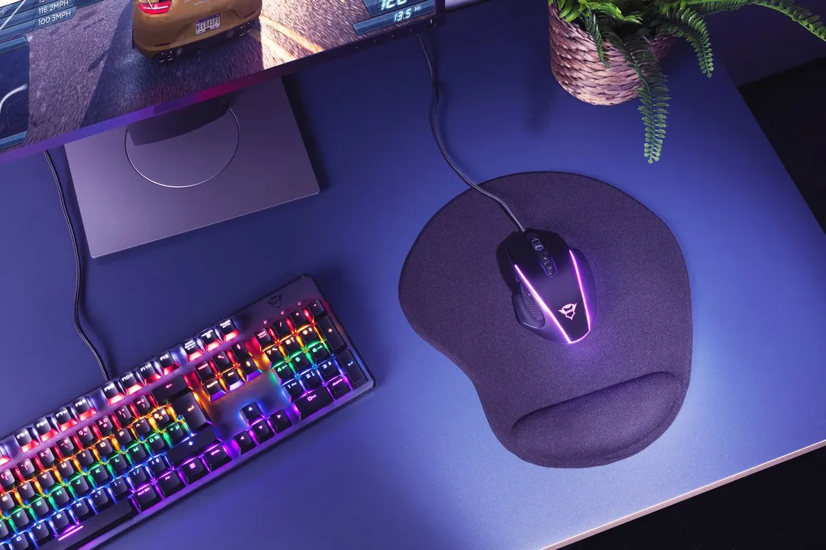 Trust GXT761 BIGFOOTXL Gel Mousepad - Zwart