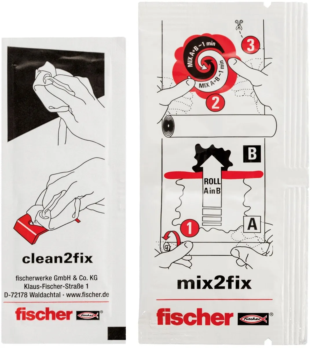 Fischer GOW Badkamerlijm 2x