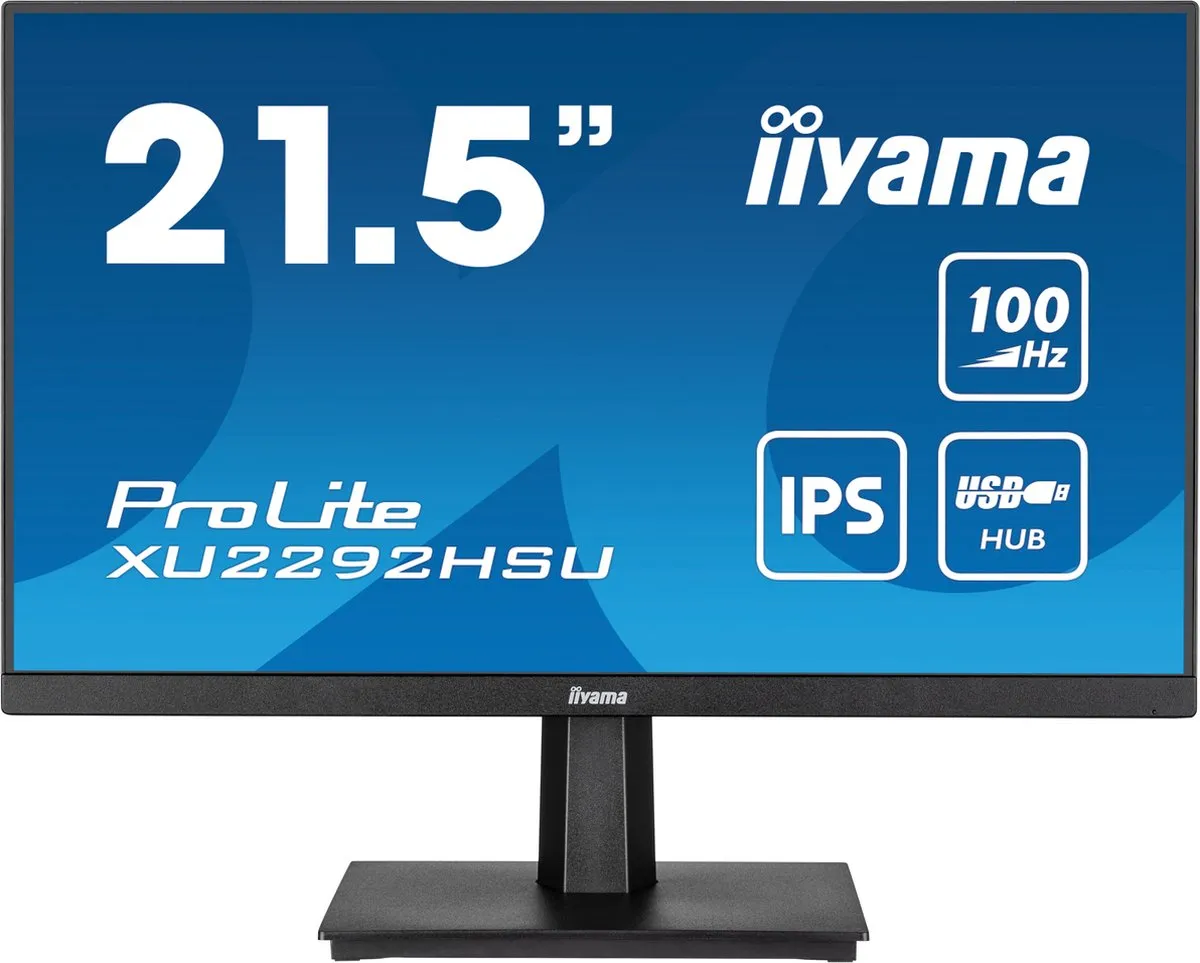 iiyama ProLite XU2292HSU-B6 Monitor 22 Inch IPS Full HD - afbeelding 6 van 6