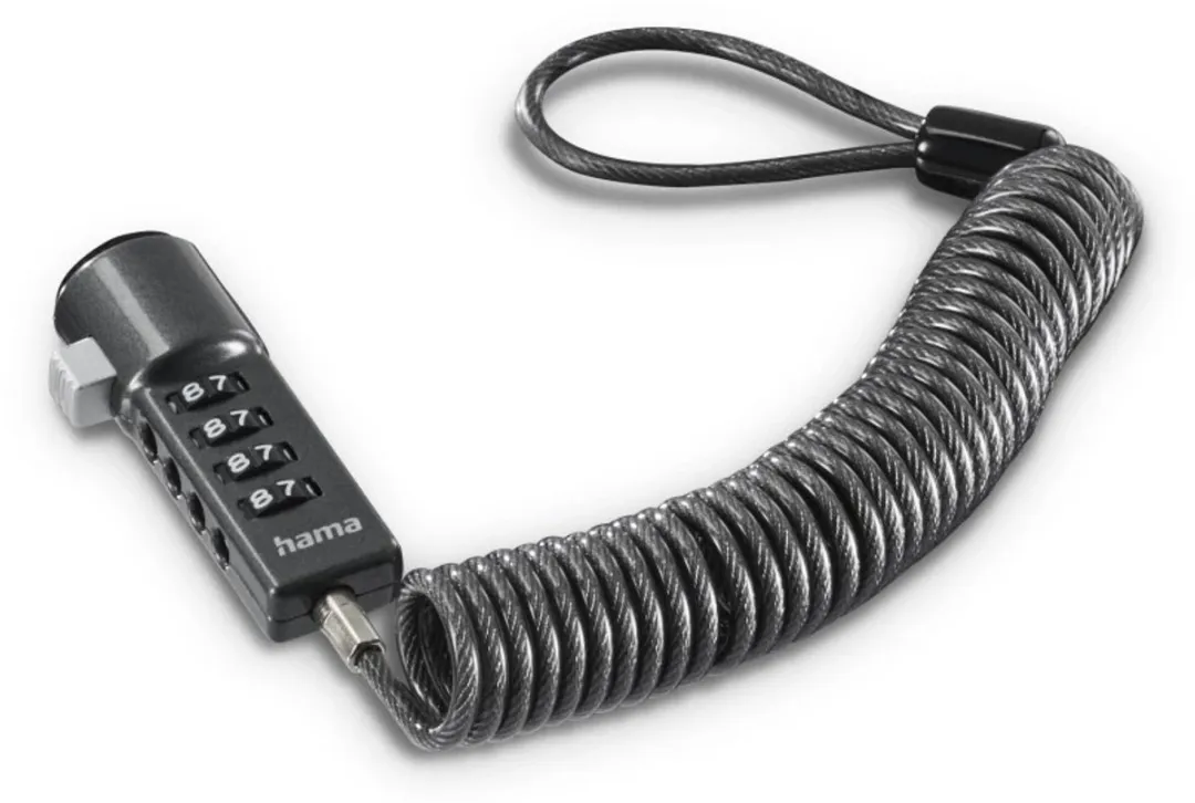 Hama Netbook Combination Lock - Antraciet