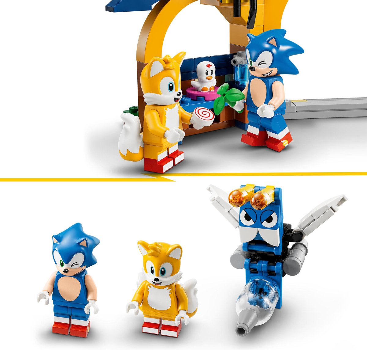 LEGO Sonic the Hedgehog Tails' werkplaats en Tornado vliegtuig - 76991