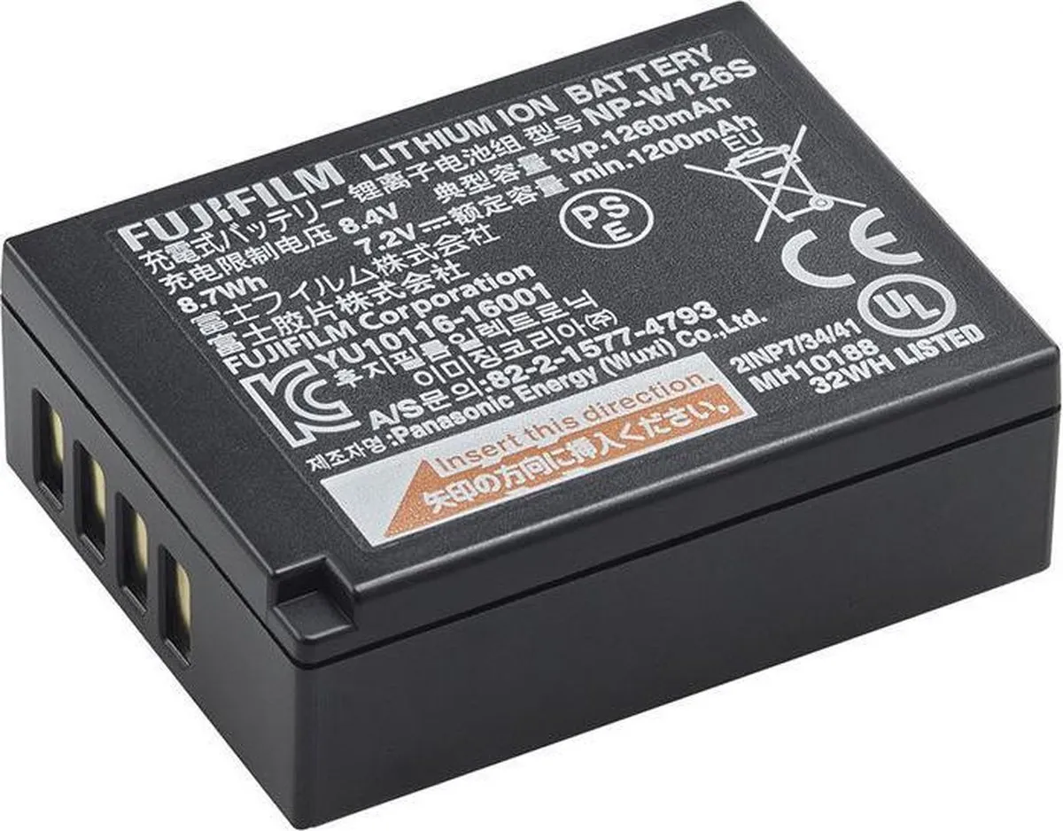 Fujifilm NP-W126S Accu 1260mAh