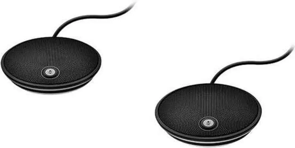 Logitech Group Expansion Microfoons 2x - Zwart