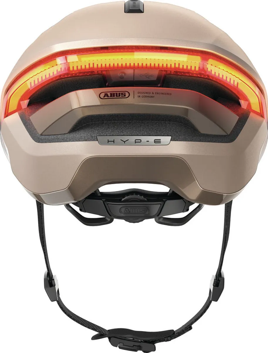 ABUS Hyp-E Fietshelm M/L - Champagne Gold