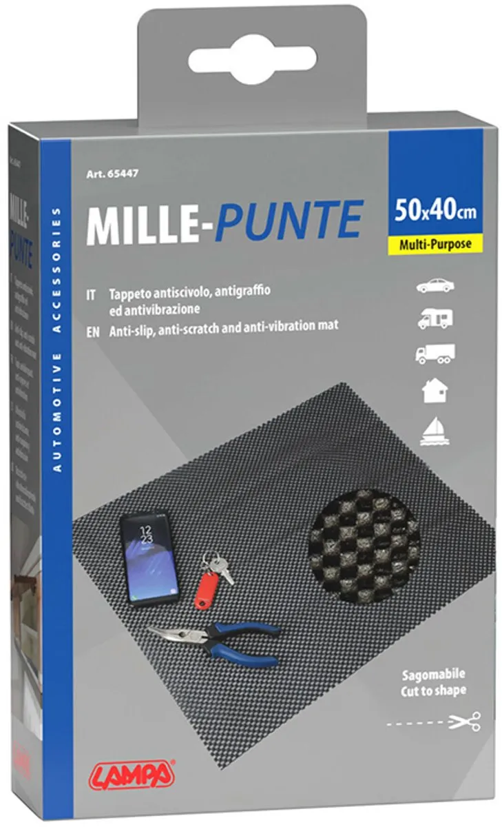 Lampa Anti-Slip Dashboard Mat 50x40cm - Zwart