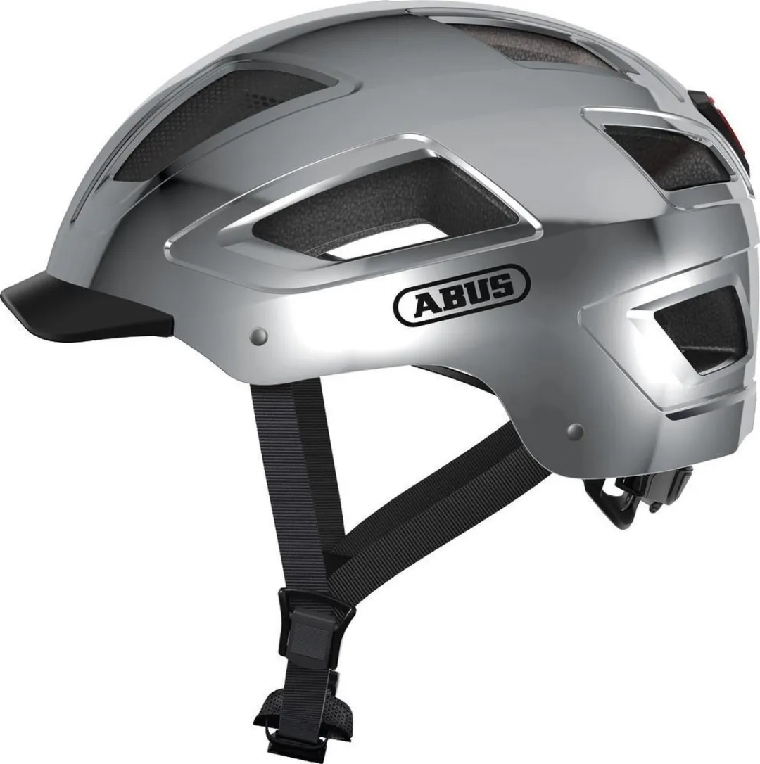 ABUS Hyban 2.0 Fietshelm L - Chrome Silver - 56-61cm
