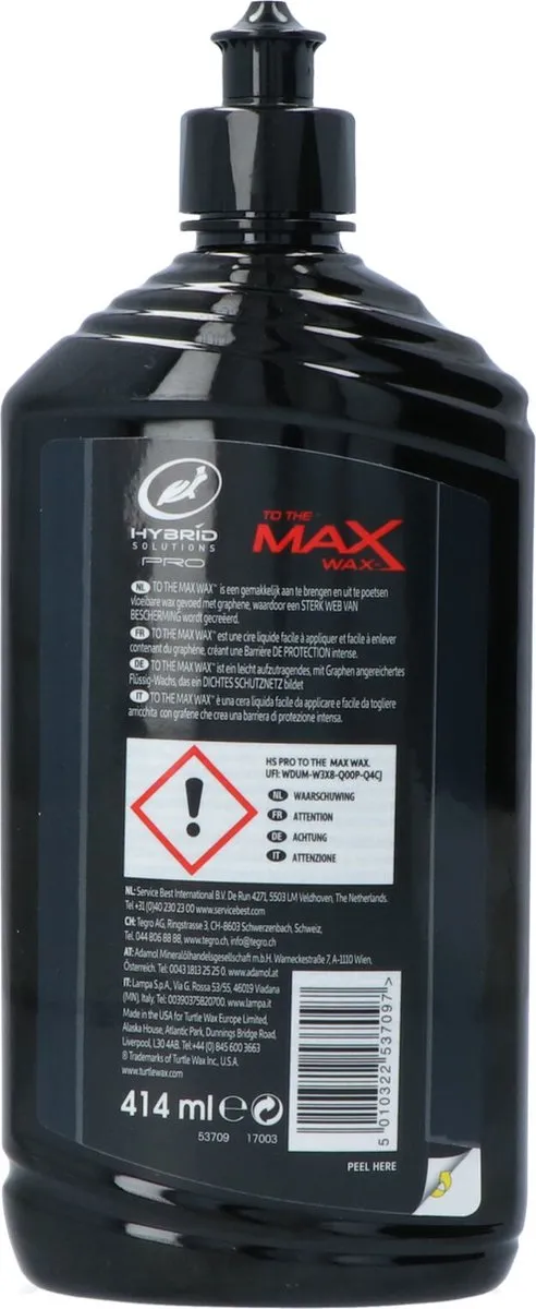 Turtle Wax Hybrid Solutions Pro Max Wax 414ml