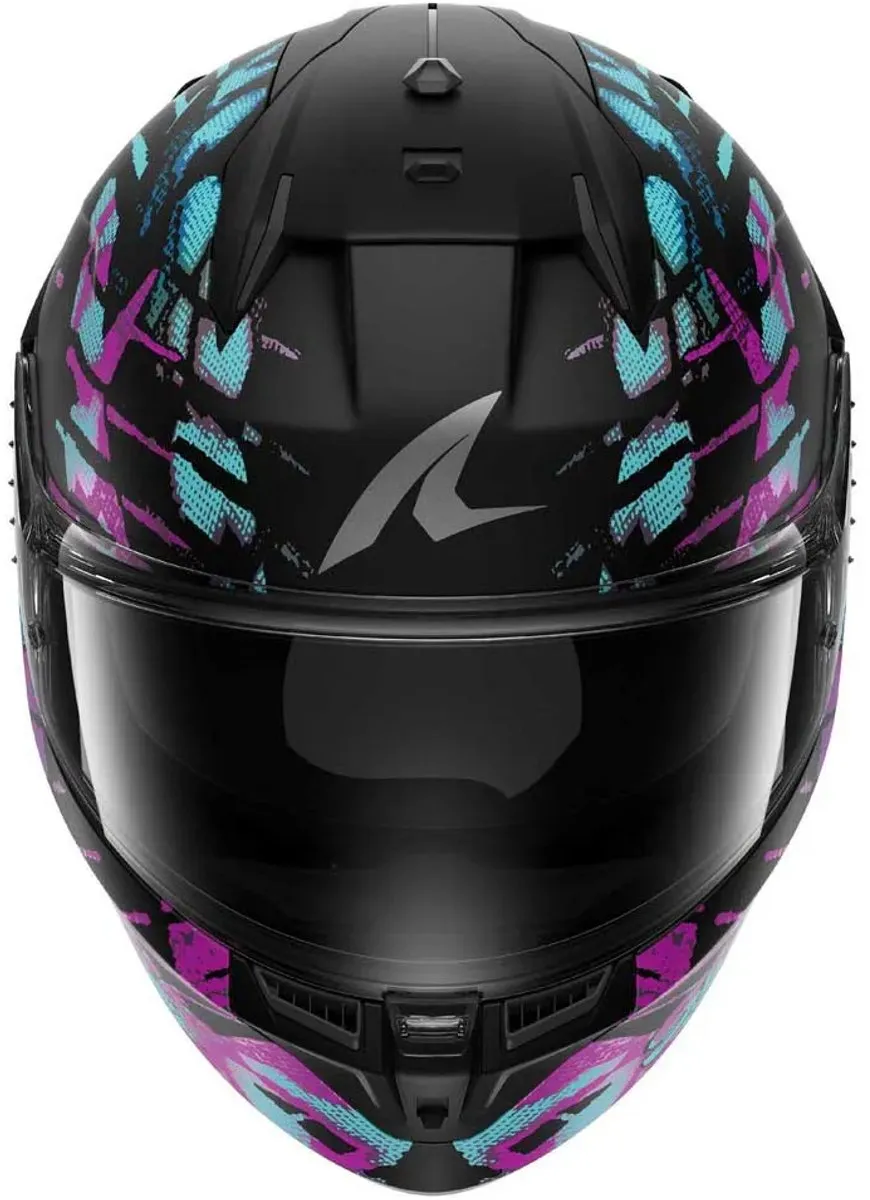 Shark D-Skwal 3 Reptaia Helm - Maat M - Turquoise/Purple/Black
