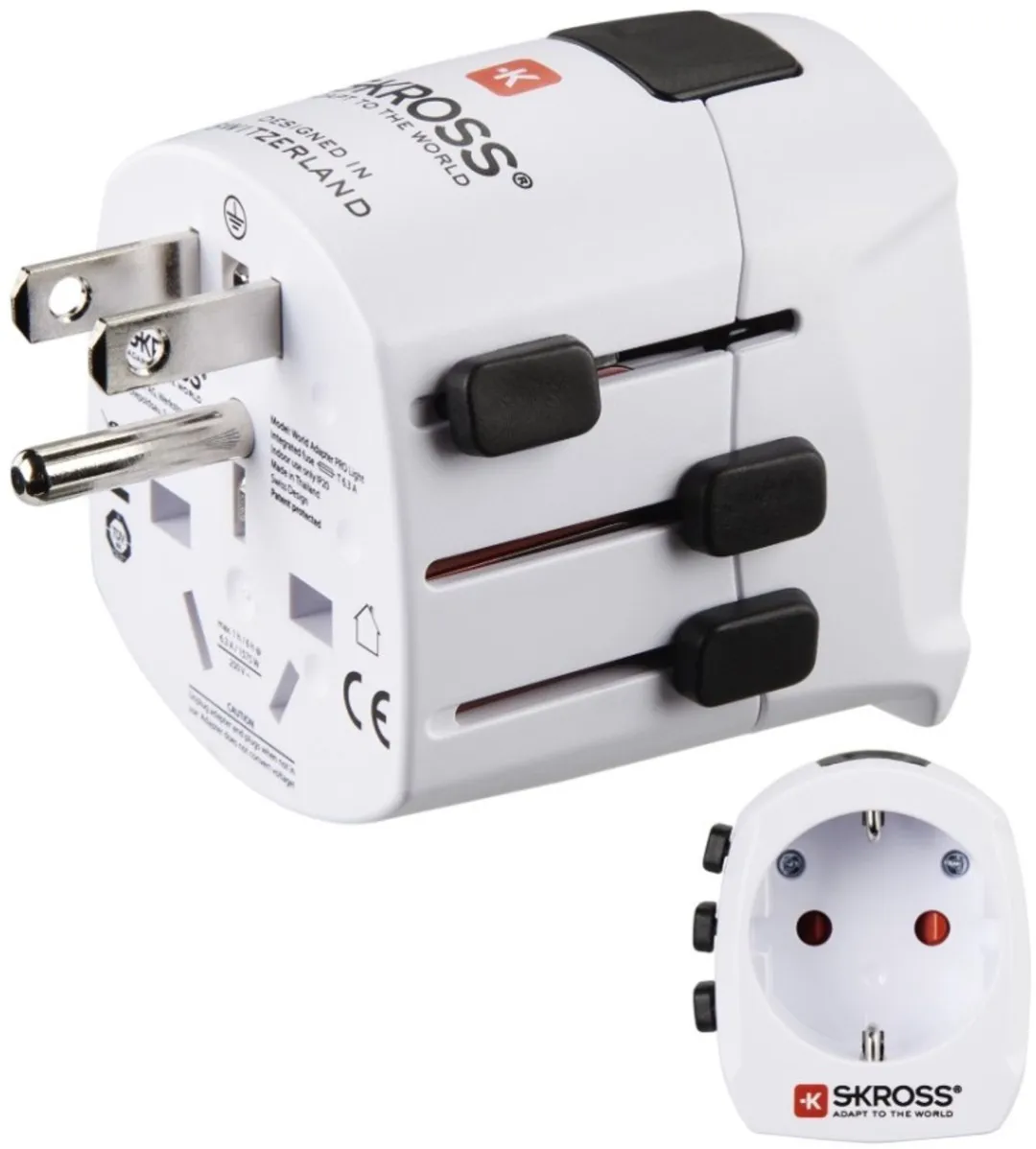 Hama World Travel Pro Light Wereldreisstekker 00137382 - Zwart