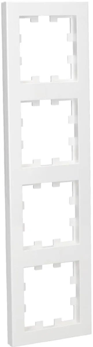 Panasonic Karre Plus 55 Afdekraam 4-voudig - 55x55mm - Wit
