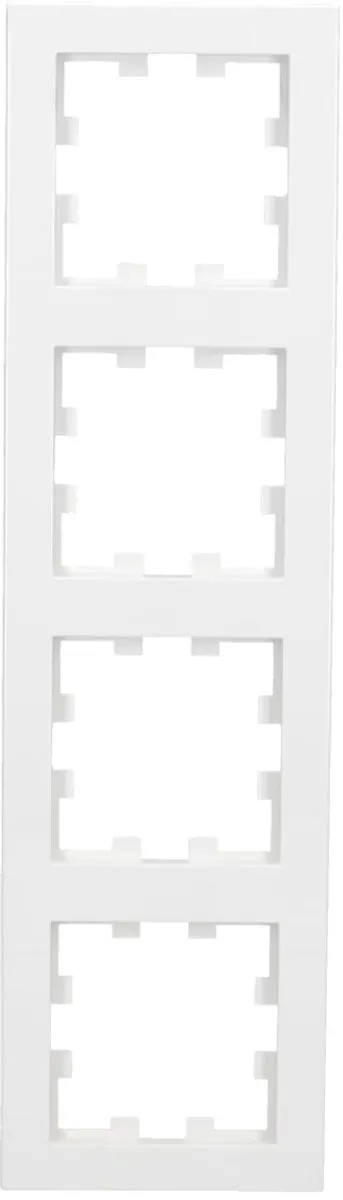 Panasonic Karre Plus 55 Afdekraam 4-voudig - 55x55mm - Wit