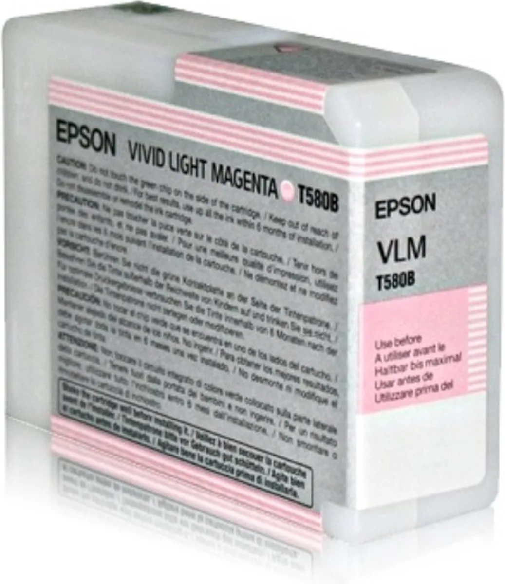 Epson T580B Inktcartridge Magenta - 80ml