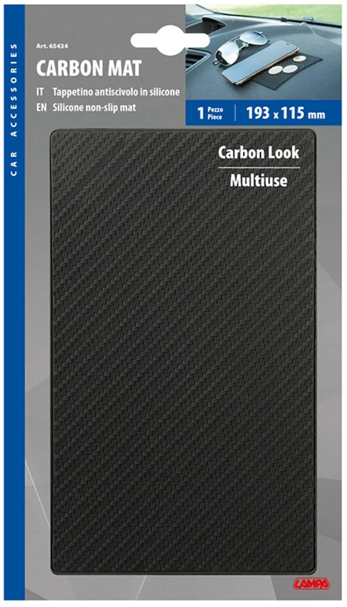 Lampa Carbon Mat Siliconen Anti-Slip Mat 193x115mm
