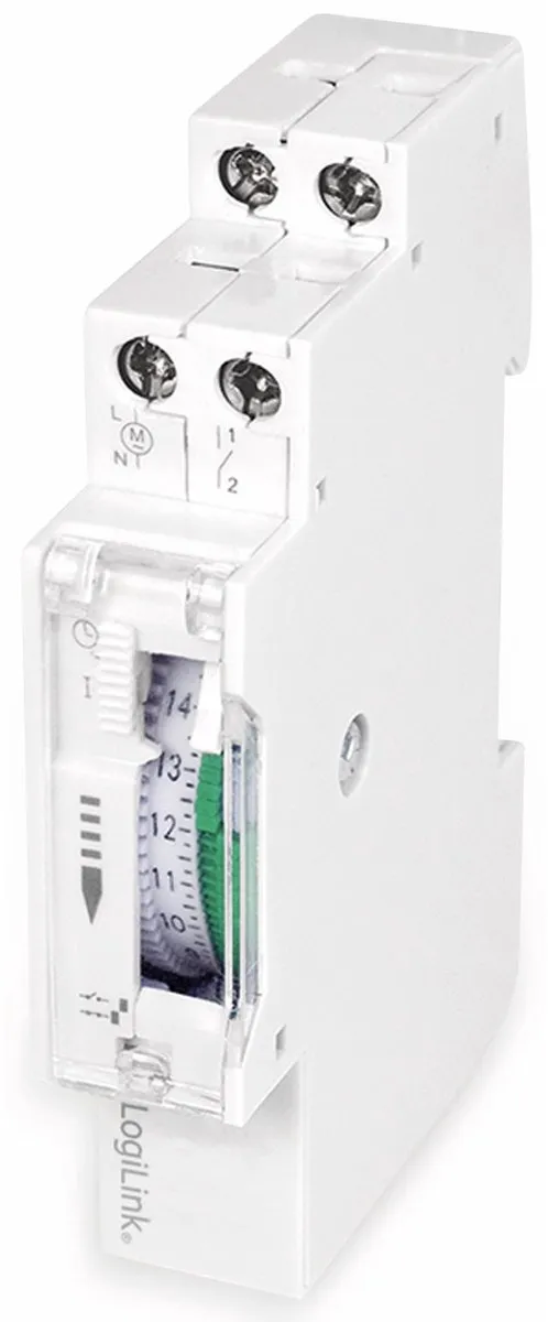 Logilink ET0009 Mechanische Timer DIN-rail - IP20 - Wit - afbeelding 6 van 6