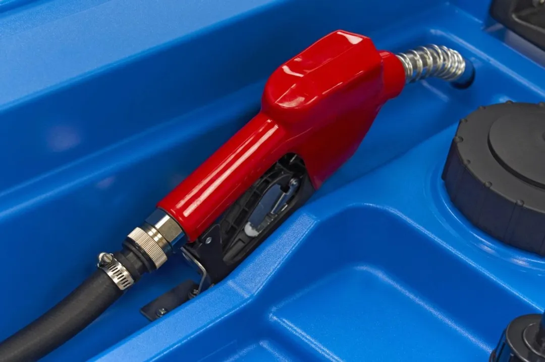 HBM Machines 12V 400L Kunststof Dieseltank - Blauw