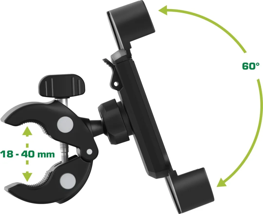 InLine 23156F Smartphonehouder - Universeel 5.5-19.1" - Zwart