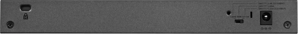 Netgear GS108LP-100EUS Unmanaged PoE Switch - 8 Poorten
